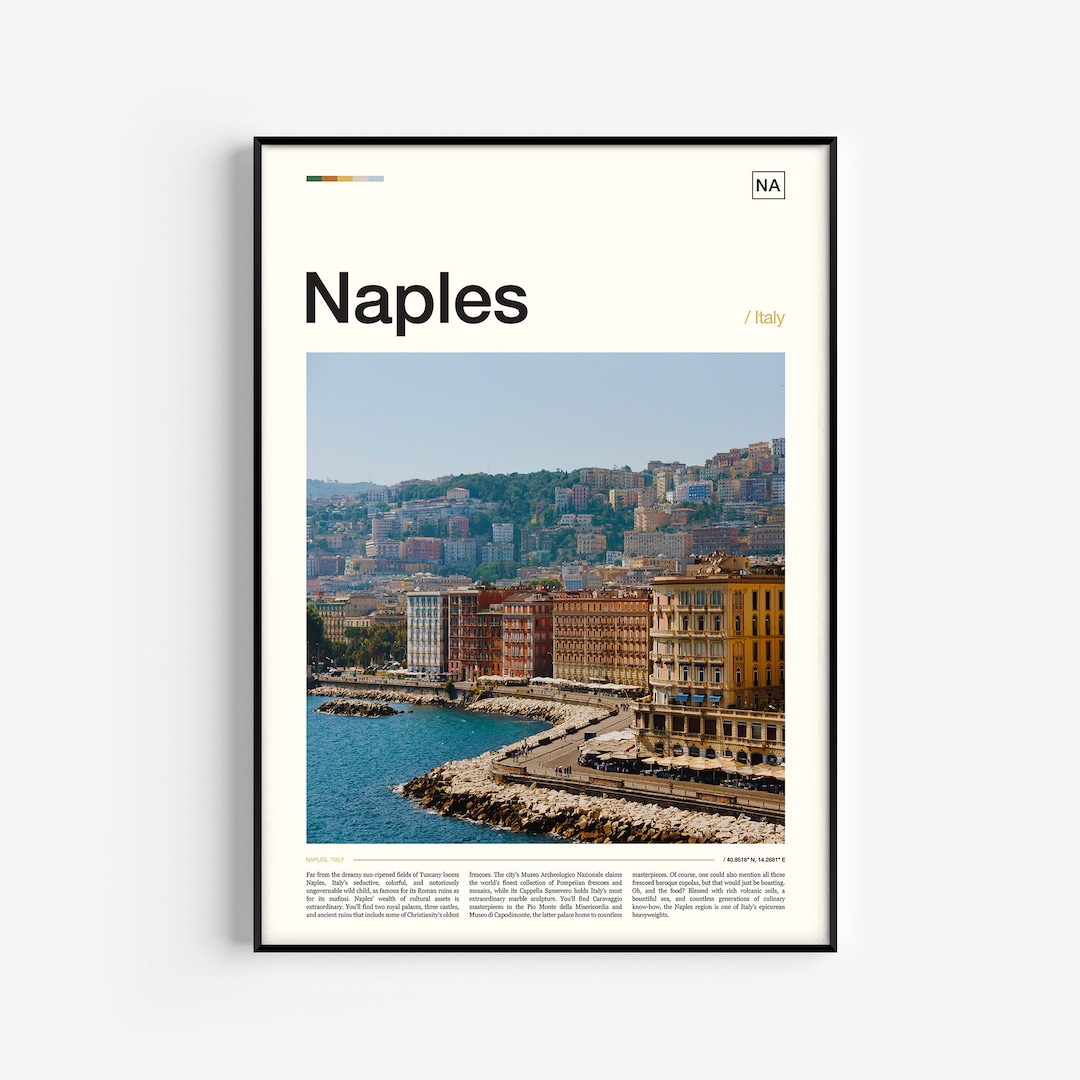 Naples Print, Naples Poster, Naples Wall Art, Naples Art Print, Naples