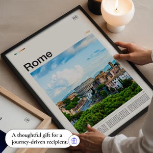 Rome Print, Rome Poster, Rome Wall Art, Rome Travel Poster, Rome Art Print, Rome Italy Print, Italy Wall Art, Italy Poster, Ancient Rome image 7