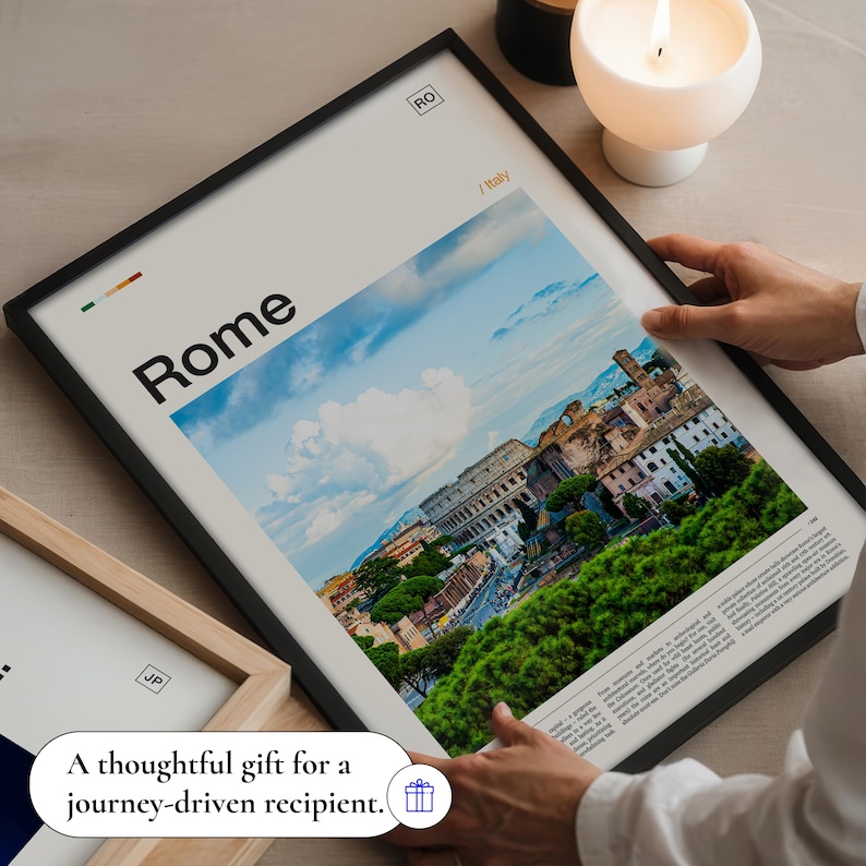 Rome Print, Rome Poster, Rome Wall Art, Rome Travel Poster, Rome Art Print, Rome Italy Print, Italy Wall Art, Italy Poster, Ancient Rome image 7