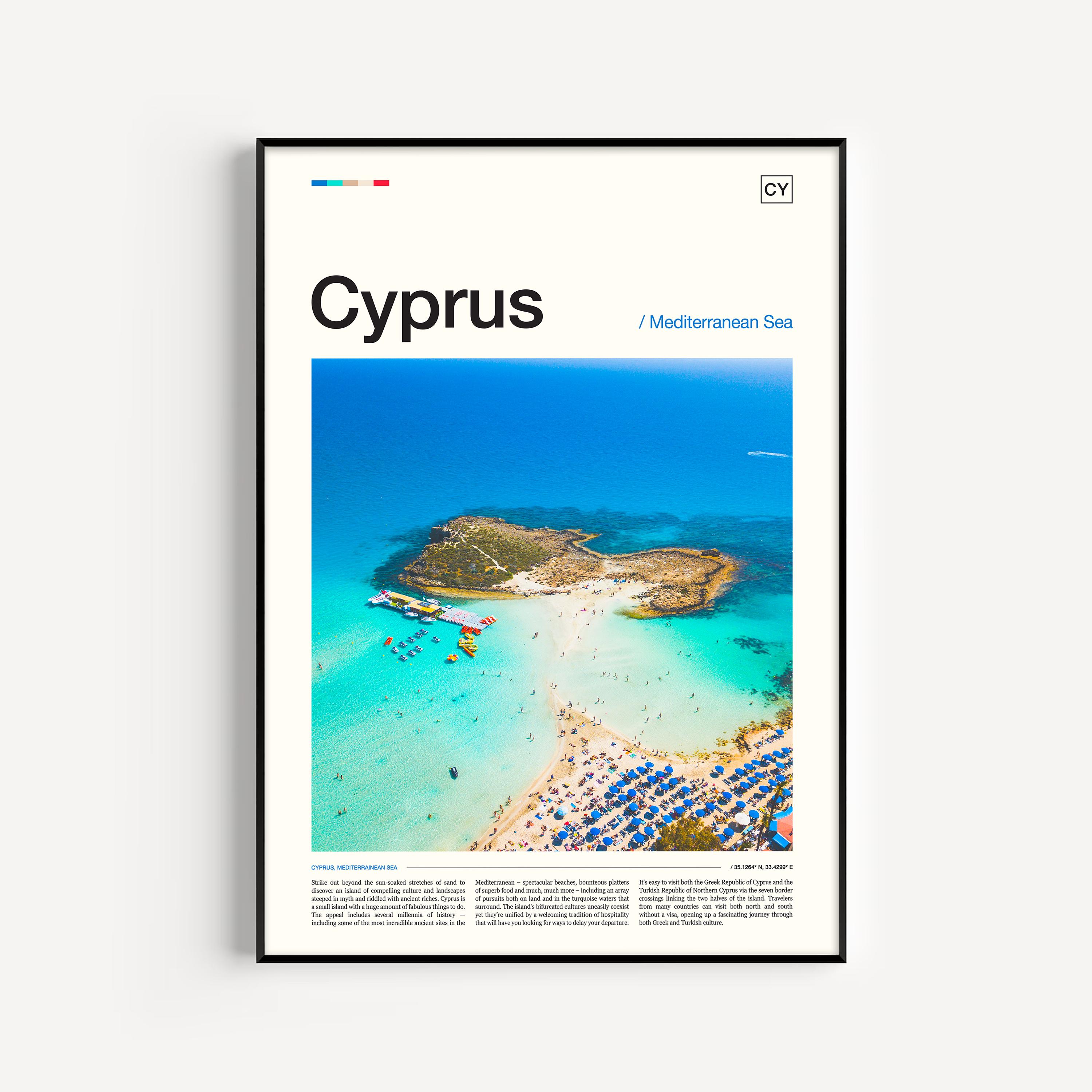 Cyprus Print, Cyprus Art Print, Cyprus Wall Art, Cyprus Poster, Cyprus Art Print, Cyprus Travel, Cyprus Artwork, Cyprus Decor