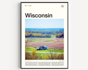 Wisconsin Print, Wisconsin Poster, Wisconsin Wall Art, Wisconsin Art Print, Wisconsin Artwork, Wisconsin Photo, Wisconsin Photography