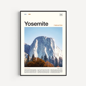 Yosemite Poster, Yosemite Park Poster, National Park Poster, Yosemite Photo, Yosemite Print, Yosemite Art, Yosemite Artwork