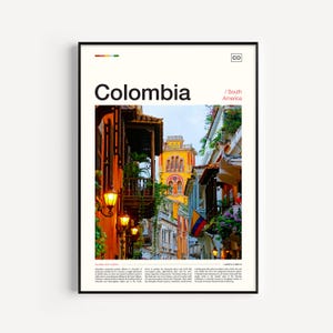 Colombia Wall Art, Colombia Poster, Colombia Print, Colombia Art Print, Colombia Artwork, Colombia Photography, Colombia Photo
