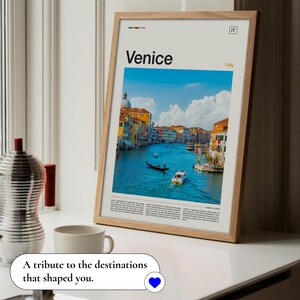 Venice Art, Venice Italy, Venice Canal, Venice Photo, Venice Travel, Italy Poster, Venice Artwork, Venice Skyline, Venice Posters image 3
