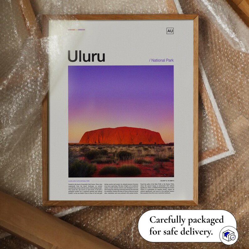 Uluru Australia Print: Ayers Rock National Park Poster image 6