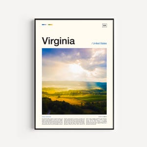 Virginia Print, Virginia Poster, Virginia Wall Art, Virginia Art, Virginia Photography, Virginia Travel, Virginia Photo, Virginia Decor