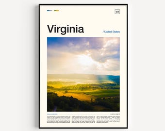 Virginia Print, Virginia Poster, Virginia Wall Art, Virginia Art, Virginia Photography, Virginia Travel, Virginia Photo, Virginia Decor