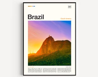 Brazil Art, Brazil Poster, Brazil Print, Brazil Wall Art, Brazilian Art, Brazil Photography, Rio De Janeiro Print, Rio De Janeiro Gift