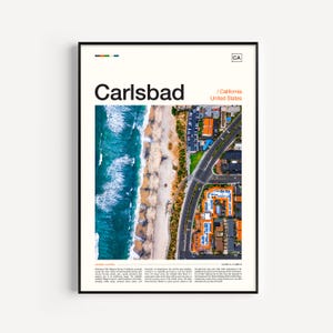 Carlsbad Print, Carlsbad Poster, Carlsbad Wall Art, Carlsbad Travel Poster, Carlsbad Art Print, Carlsbad Artwork, Carlsbad California Print