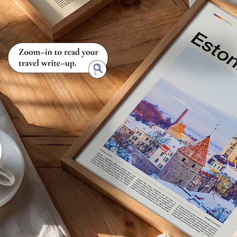 Estonia Print, Estonia Poster, Estonia Wall Art, Estonia Art Print, Estonia Photo, Estonia Photography, Estonia Decor, Estonia Skyline image 9