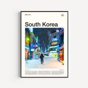 South Korea Poster, South Korea Art, South Korea Art, South Korea Wall Art, South Korea Photo, Korean Photography, Korean Print Korean Art