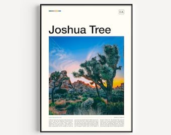Joshua Tree National Park Print, Desert Landscape Art