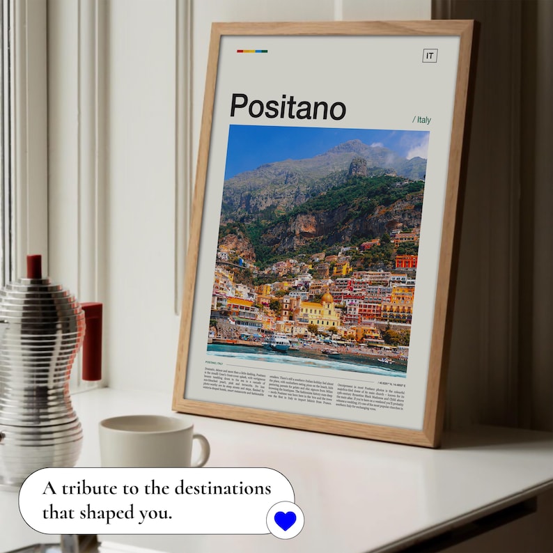 Positano Print, Positano Poster, Positano Wall Art, Positano Art Print, Positano Artwork, Positano Photo, Italy Print, Italy Poster image 3