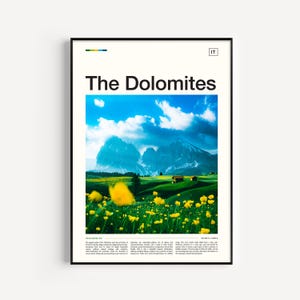 Dolomites Print, Dolomites Poster, Dolomites Wall Art, Dolomites Art Print, Dolomites Photo, Dolomites Italy, Italy Print, Italy Poster