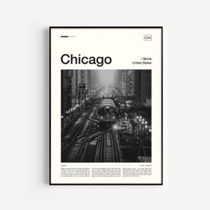 Chicago Art, Chicago Artwork, Chicago Travel, Chicago City Poster, Chicago Poster, Chicago Print, Chicago Photo, Chicago Pictures