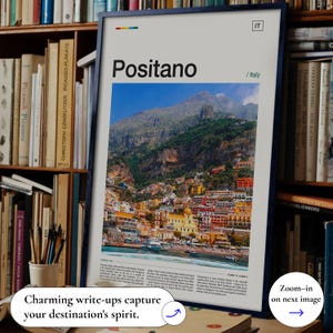Positano Print, Positano Poster, Positano Wall Art, Positano Art Print, Positano Artwork, Positano Photo, Italy Print, Italy Poster image 8