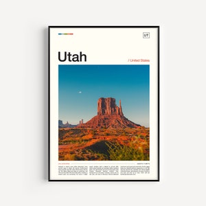 Utah Print, Utah Poster, Utah Wall Art, Utah Art Print, Utah Photo, Utah Photography, Utah Travel, Utah Decor, Utah Landscape, Utah Artwork