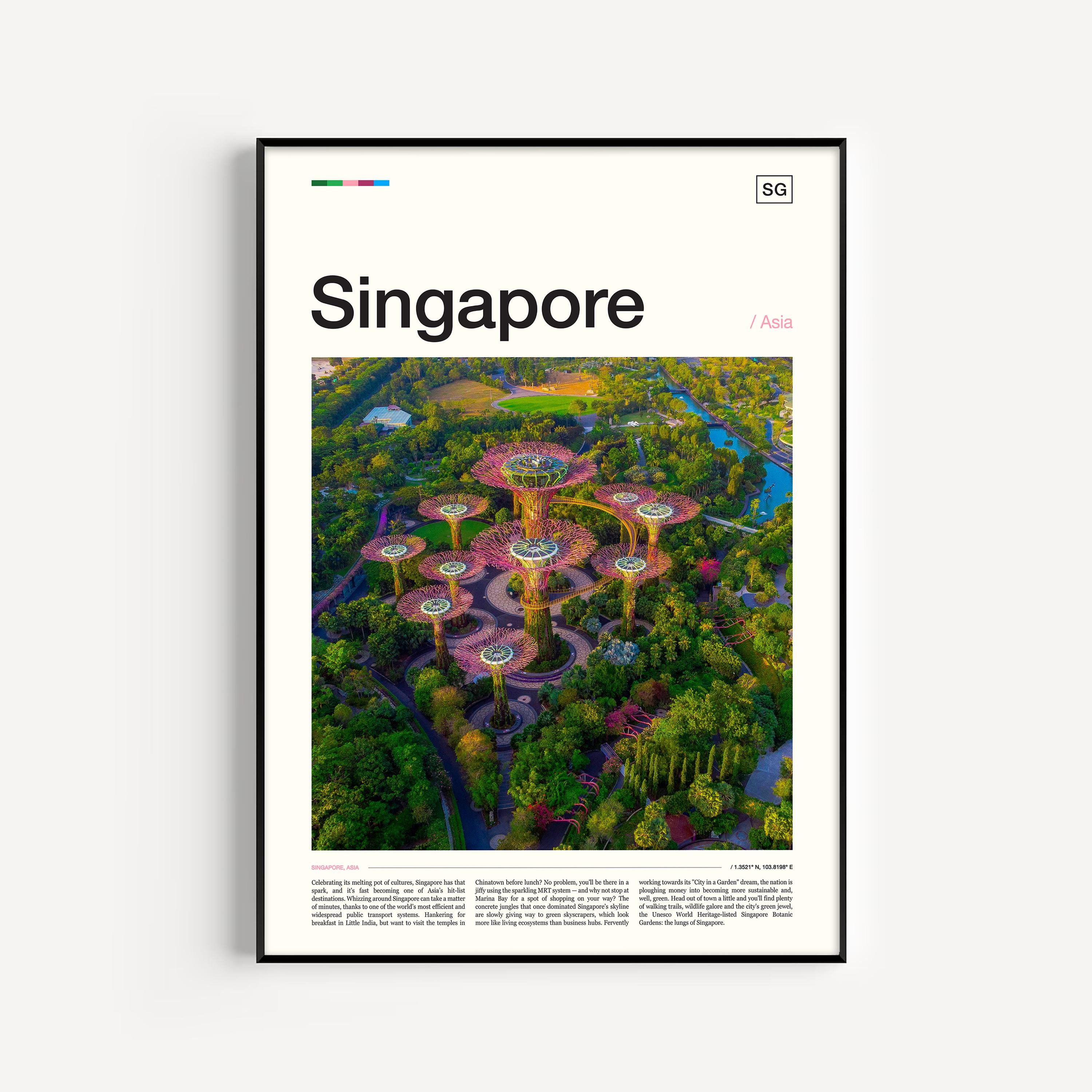 Singapore Print, Singapore Wall Art, Singapore Art Print, Singapore Poster, Singapore Travel Print, Singapore Photo, Singapore Photography