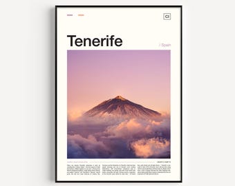 Tenerife Print, Tenerife Poster, Tenerife Wall Art, Tenerife Art Print, Tenerife Photo, Tenerife Photography, Tenerife Travel Tenerife Spain