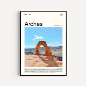 Arches National Park Print, Arches Poster, Arches Print, Arches Wall Art, Arches Art Print, Utah Poster, Utah Print, Utah Art, Utah Wall Art