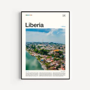 Liberia Print, Liberia Poster, Liberia Wall Art, Liberia Art Print, Liberia Decor, Liberia Asia, Liberia Photo, Liberia Artwork
