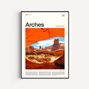 Arches National Park Print, Arches Print, Arches Poster, Arches Wall Art, Arches Art Print, Utah Poster, Utah Print, Utah Art, Utah Wall Art