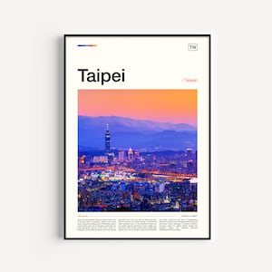 Taipei Art, Taipei Photo, Taiwan Art, Taiwan Poster, Taiwan Print, Taipei Poster, Taiwan Travel Poster, Taiwan Wall Art, Taipei Wall Art