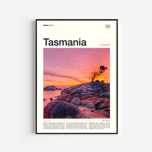 Tasmania Poster, Tasmania Wall Art, Tasmania Print, Tasmania Artwork, Tasmania Art Print, Tasmania Photo, Tasmania Travel Print