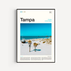 Tampa Poster, Tampa Print, Tampa Wall Art, Tampa Art Print, Tampa Artwork, Tampa Photo, Florida Print, Florida Poster, Florida Wall Art