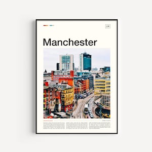 Manchester Print, Manchester Poster, Manchester Wall Art, Manchester Art Print, Manchester Artwork, Manchester Photo, Manchester Travel