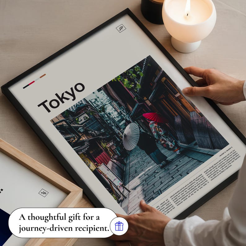 Tokyo Print, Tokyo Poster, Tokyo Wall Art, Tokyo Artwork, Tokyo Art Print, Japan Poster, Japan Print, Kyoto Print, Kyoto Travel image 7