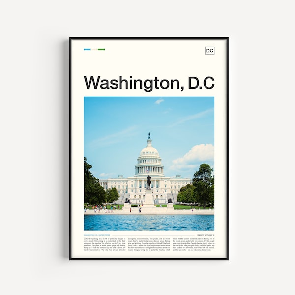 Washington Dc Poster Etsy