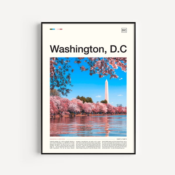 Poster di Washington Dc, arte della parete di Washington Dc, stampa di Washington Dc, stampa d'arte di Washington, foto di Washington DC, opera d'arte di Washington DC