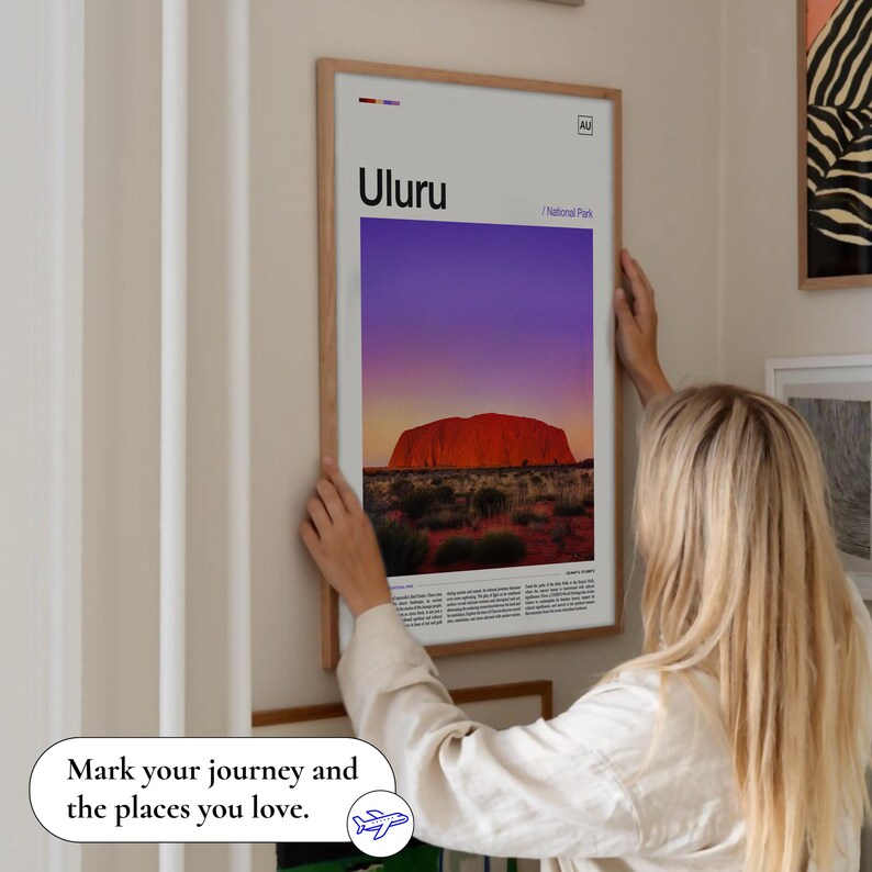 Uluru Australia Print: Ayers Rock National Park Poster image 2