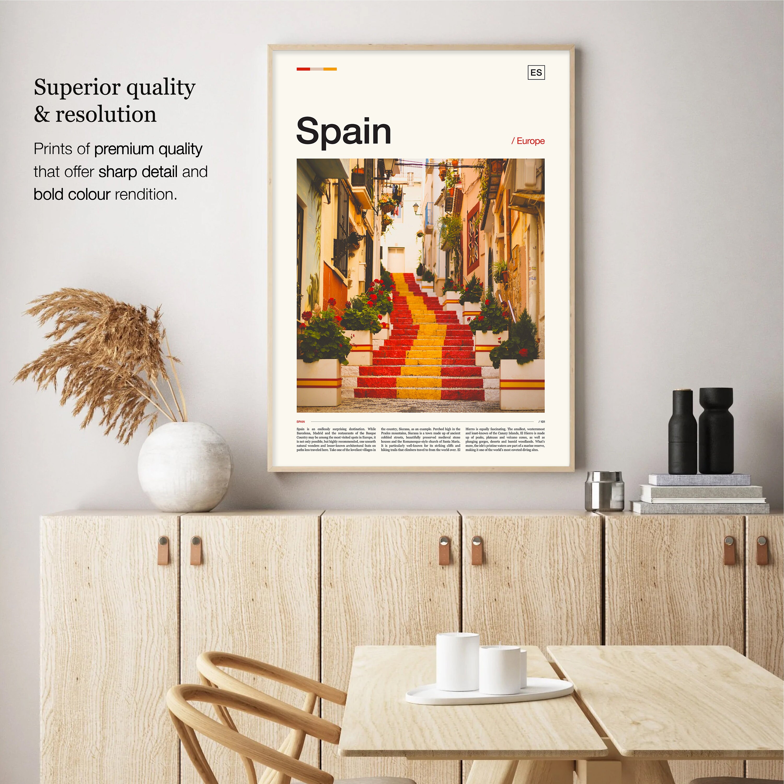 Spain Print Spain Wall Art Spain Poster Spain Photo Spain Etsy
