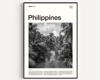 Philippines Travel Poster, Art Print for Home or Office, Photography Wall Artwork, Travel Print, Wanderlust Decor, and Gift for Traveler