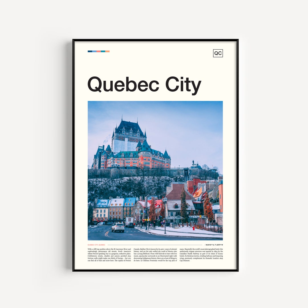 Quebec City, Quebec City Print, Quebec City Art, Quebec City Artwork