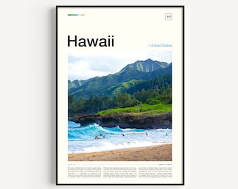 Hawaii Print, Hawaii Poster, Hawaii Travel Poster, Hawaii Art Print, Hawaii Photography, Hawaii Travel, Hawaii Artwork, Hawaii Wall Art