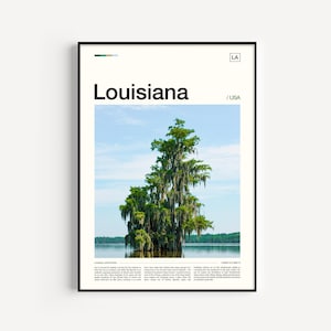 Louisiana Wall Art, Louisiana Print, Louisiana Poster, Louisiana Art Print, Louisiana Travel, Louisiana Photography, Travel Gift