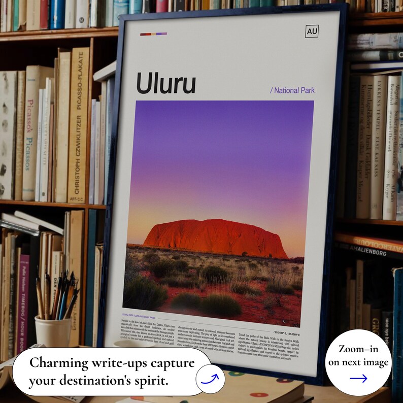 Uluru Australia Print: Ayers Rock National Park Poster image 8
