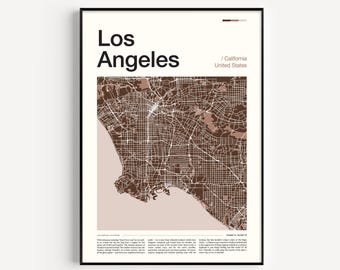 ロサンゼルス地図 1915年、カリフォルニア州ロサンゼルスの古地図