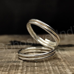 Swan Splint Ring, Hypertension Splint Ring, PIP or DIP Splint Ring, Geometric Splint Ring, Minimal Ring Silver, Midi Ring, Women&#39;s Gift Ring