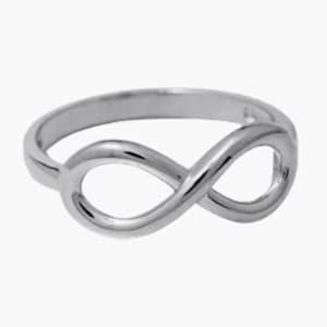 14K Solid Gold Infinity Ring, 925 Sterling Silver Infinity Ring, Infinite Love Ring, Infinity Ring, Valentine&#39;s Day Gift, Christmas day Gift