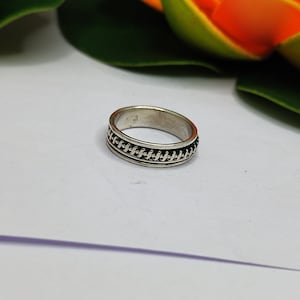 Anillo anti ansiedad, Anillo de cuentas giratorias, Anillo de fidget multicolor, Anillo de ansiedad para aliviar el estrés, Anillo antiestrés giratorio, Anillo fidget, Anillo de mamá