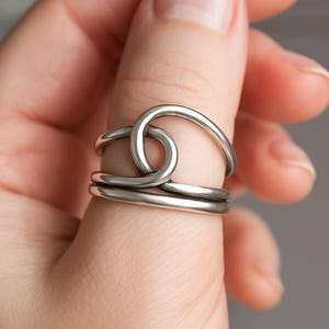 Sterling silver MCP joint support Thumb Ring, Arthritis Rings, Thumb splint, arthritis ring,saddle joint ring, Splint Finger For All Joints