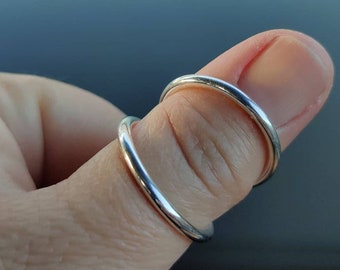 925 Sterling Silver Thumb Splint, MCP Hyper extension Splint, Arthritis Ring, Trigger splint Ring,EDS Splint Ring,Adjustable Ring,Thumb Ring