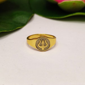 925 sterling silver gorgeous customized lord Shiva Trident Trishul ring, Sterling Silver trident Trishul ring, band unisex jewelry, OM Rings
