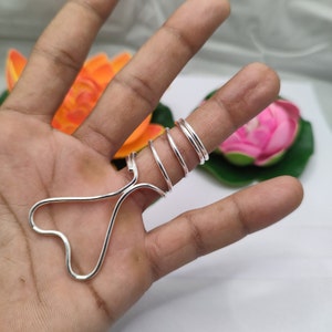 Full finger all three joints support ring, Arthritis Trigger splint Ring, EDS Splint Ring, Splint Finger For All Joints, all knuckle support