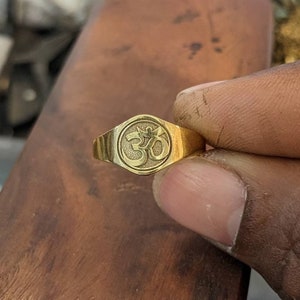 925 Sterling Silver Om Ring, Protection Ring, Shiva Om Ring, Yoga Ring Tibetan Ring , Meditation Ring, Shiv OM Yoga Jewelry, Gift for Her