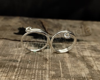 Sterling Silver Buddy Splint Ring: Two-Finger Support
